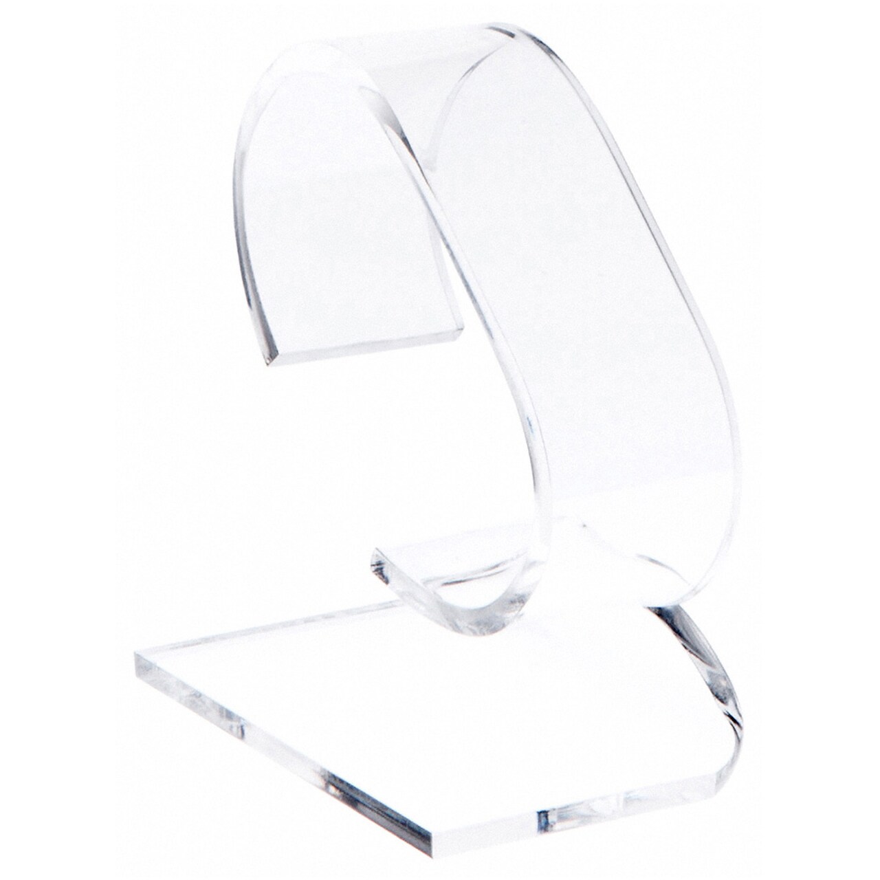 Plymor Clear Acrylic Watch Display Stand, 1.75" W x 3" D x 3.75" H